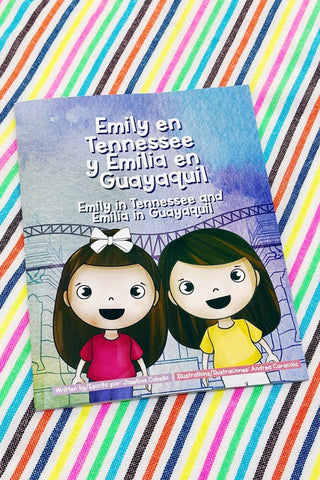 Get trendy with Emily in Tennessee and Emilia in Guayaquil Bilingual Children's Book - Books available at ShopMucho. Grab yours for $17 today!