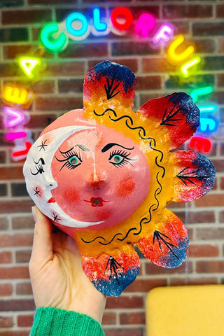 Get trendy with Mexican Coconut Mask Wall Decor- Eclipse - Decor available at ShopMucho. Grab yours for $25 today!