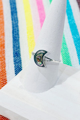 Get trendy with Blue Pacific Abalone Petit Inlay Rings - More Styles - Ring available at ShopMucho. Grab yours for $20 today!