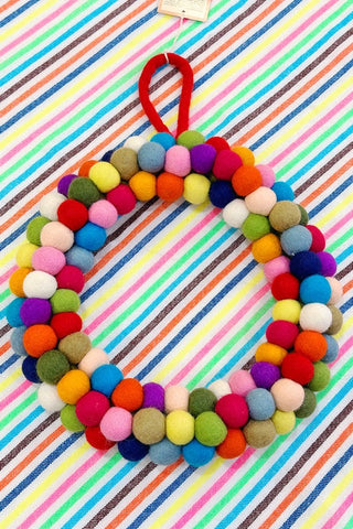 Get trendy with Boho Multicolor Holiday 12" Wreath - Wreath available at ShopMucho. Grab yours for $58 today!