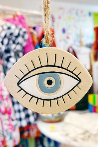 Get trendy with Ceramic Hanging - Eye - Decor available at ShopMucho. Grab yours for $14 today!