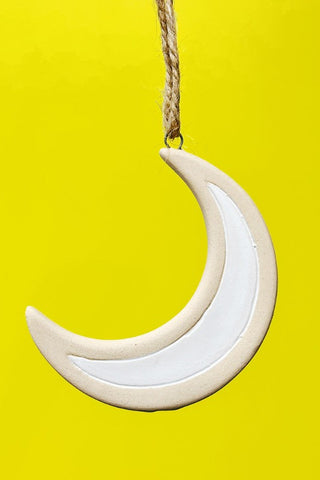 Get trendy with Ceramic Hanging - Moon - Decor available at ShopMucho. Grab yours for $14 today!