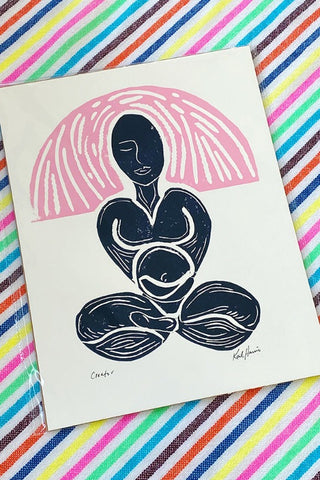 Get trendy with Creator Relief Print - Print available at ShopMucho. Grab yours for $40 today!