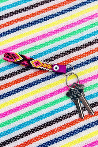 Get trendy with Friendship Leather Loop Key Chain - Mexico - Accessories available at ShopMucho. Grab yours for $12 today!
