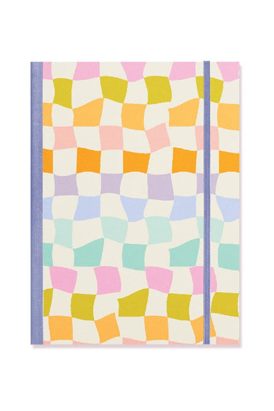 Get trendy with Carnival Checkers Notebook - Notebook available at ShopMucho. Grab yours for $18 today!