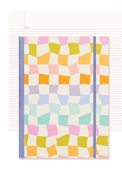 Get trendy with Carnival Checkers Notebook - Notebook available at ShopMucho. Grab yours for $18 today!