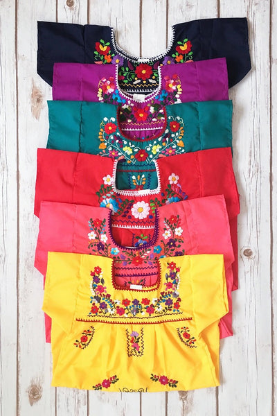 Get trendy with Girl's Embroidered Mexican Dress Size 2Y - Dresses available at ShopMucho. Grab yours for $35 today!