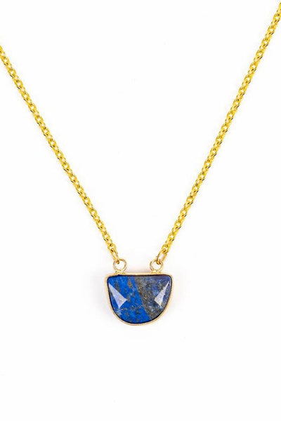 Get trendy with Large Faceted Stone Pendant Necklace - Necklaces available at ShopMucho. Grab yours for $28 today!