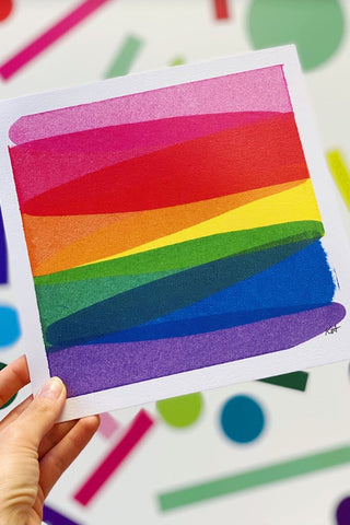 Get trendy with Rainbow Landscape Fine Art Print -  available at ShopMucho. Grab yours for $24 today!